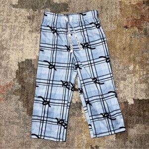 Rocawear Blue Monogram Logo Pajama Pant Lounge Children Toddler Infant Size 2T